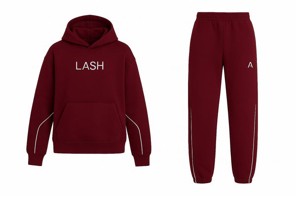 Burgundy Matching Set - Women