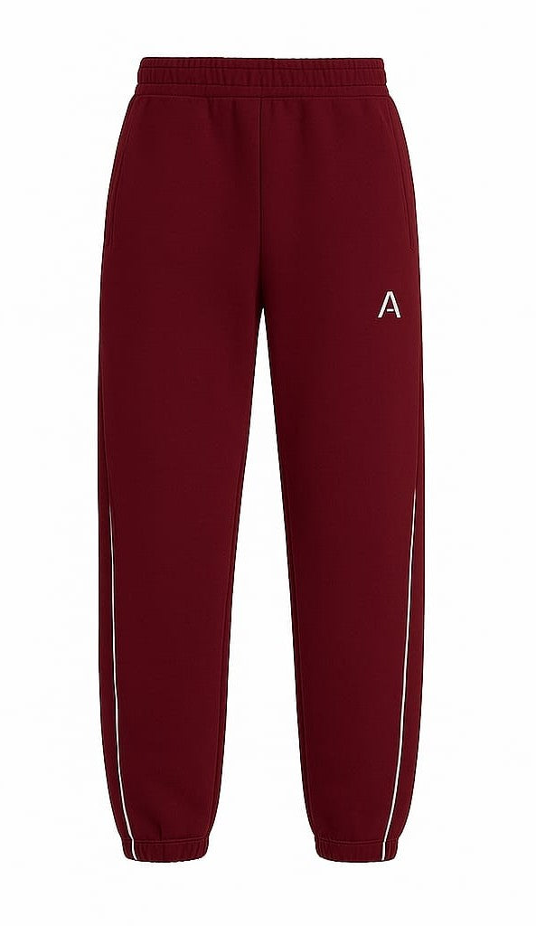Burgundy Women Sweatpants